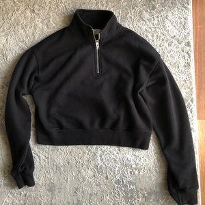 TNA Cozy Fleece Perfect 1/4 Zip Sweatshirt